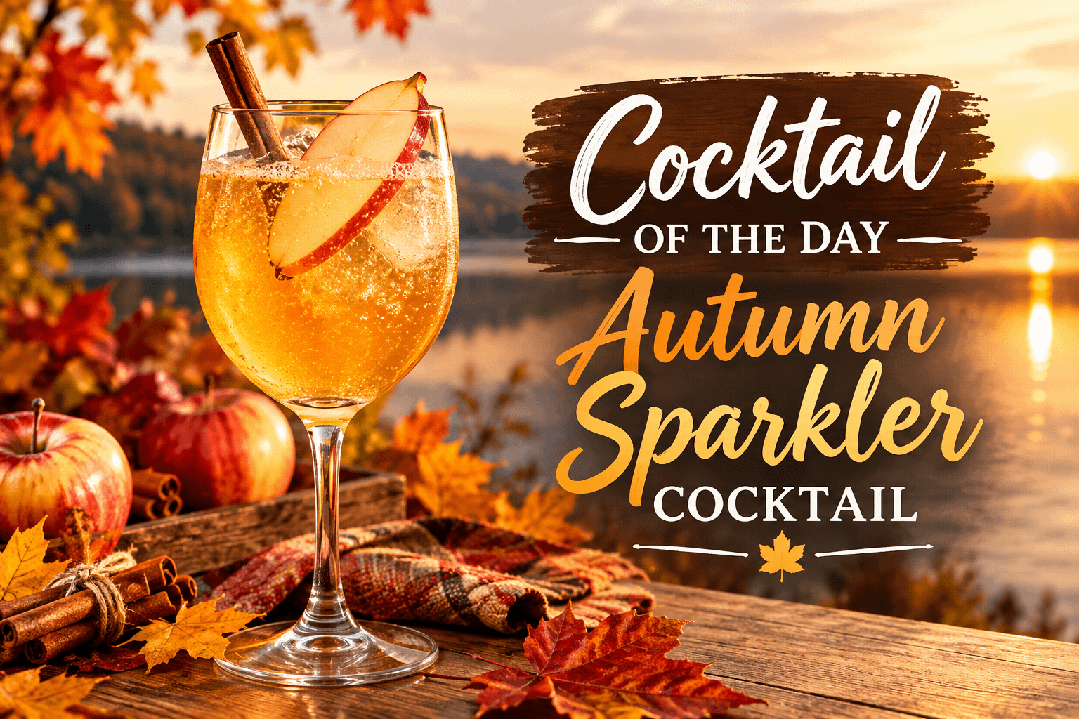 Cocktail of the Day: Autumn Sparkler Cocktail