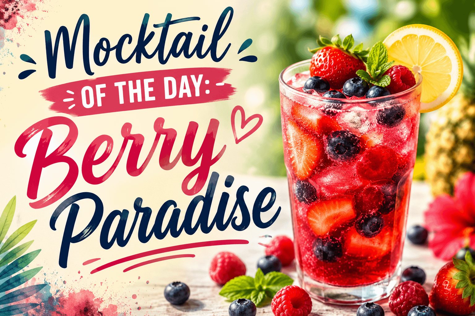 Mocktail of the Day: Berry Paradise 6 Mocktail of the Day: Berry Paradise