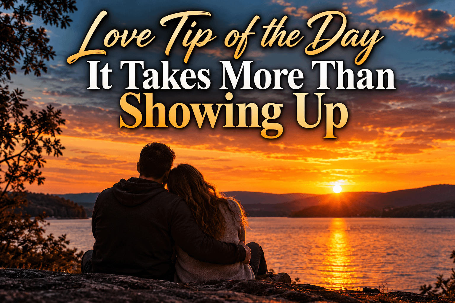 Love Tip of the Day: It Takes More Than Showing Up 4 Love Tip of the Day: It Takes More Than Showing Up