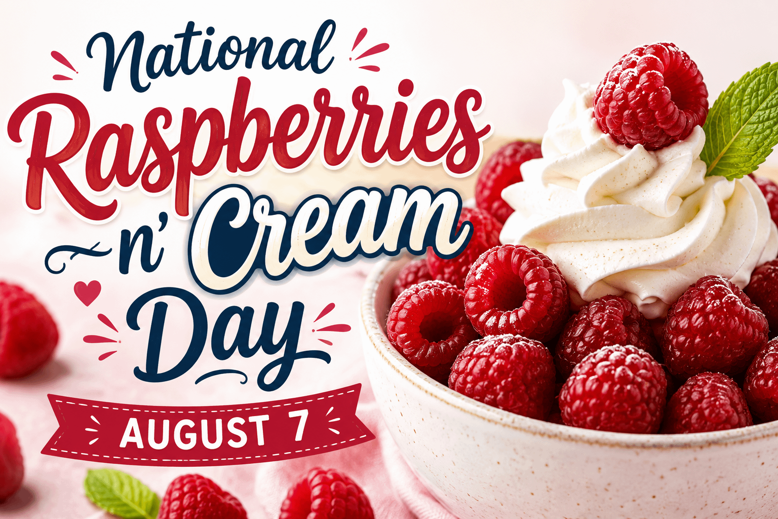 National Raspberries n’ Cream Day: Celebrating One of Summer’s Sweetest Desserts 1 f663fdfb 27b9 4e1c 8ccc cc9ef656e031