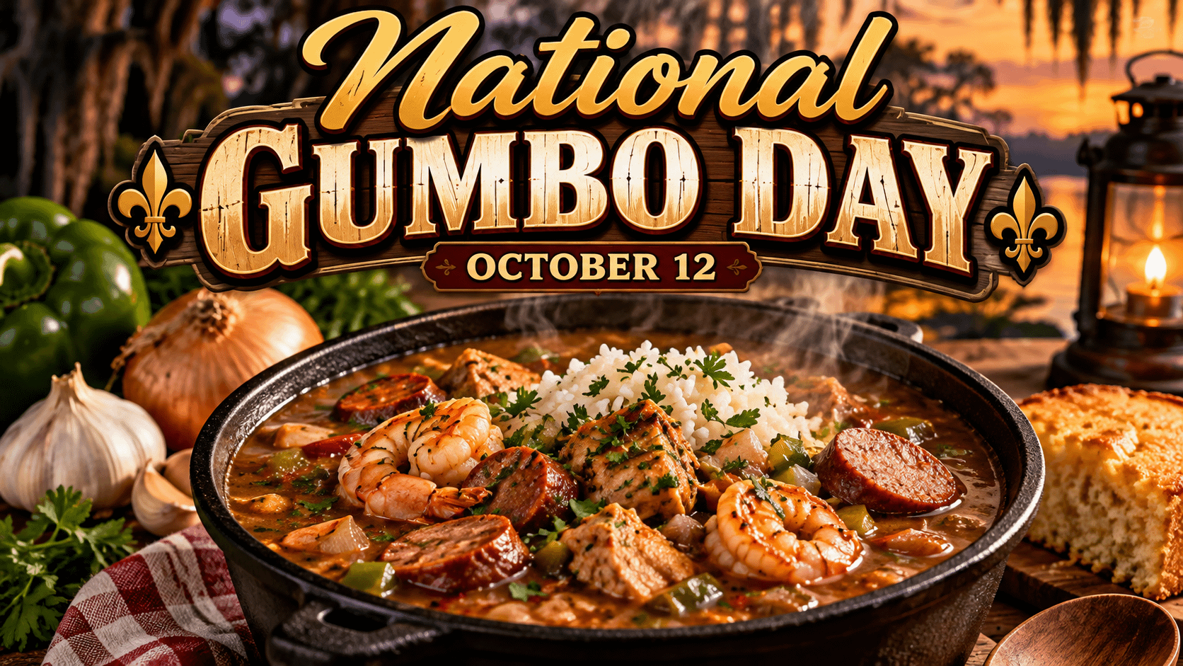 National Gumbo Day – October 12 4 National Gumbo Day – October 12