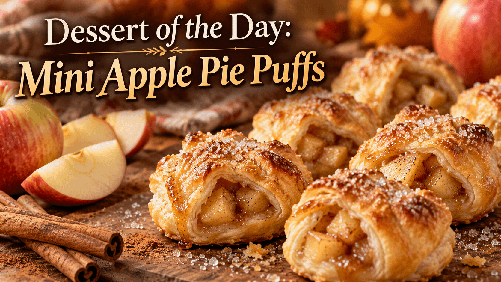 Dessert of the Day: Mini Apple Pie Puffs 3 Dessert of the Day: Mini Apple Pie Puffs