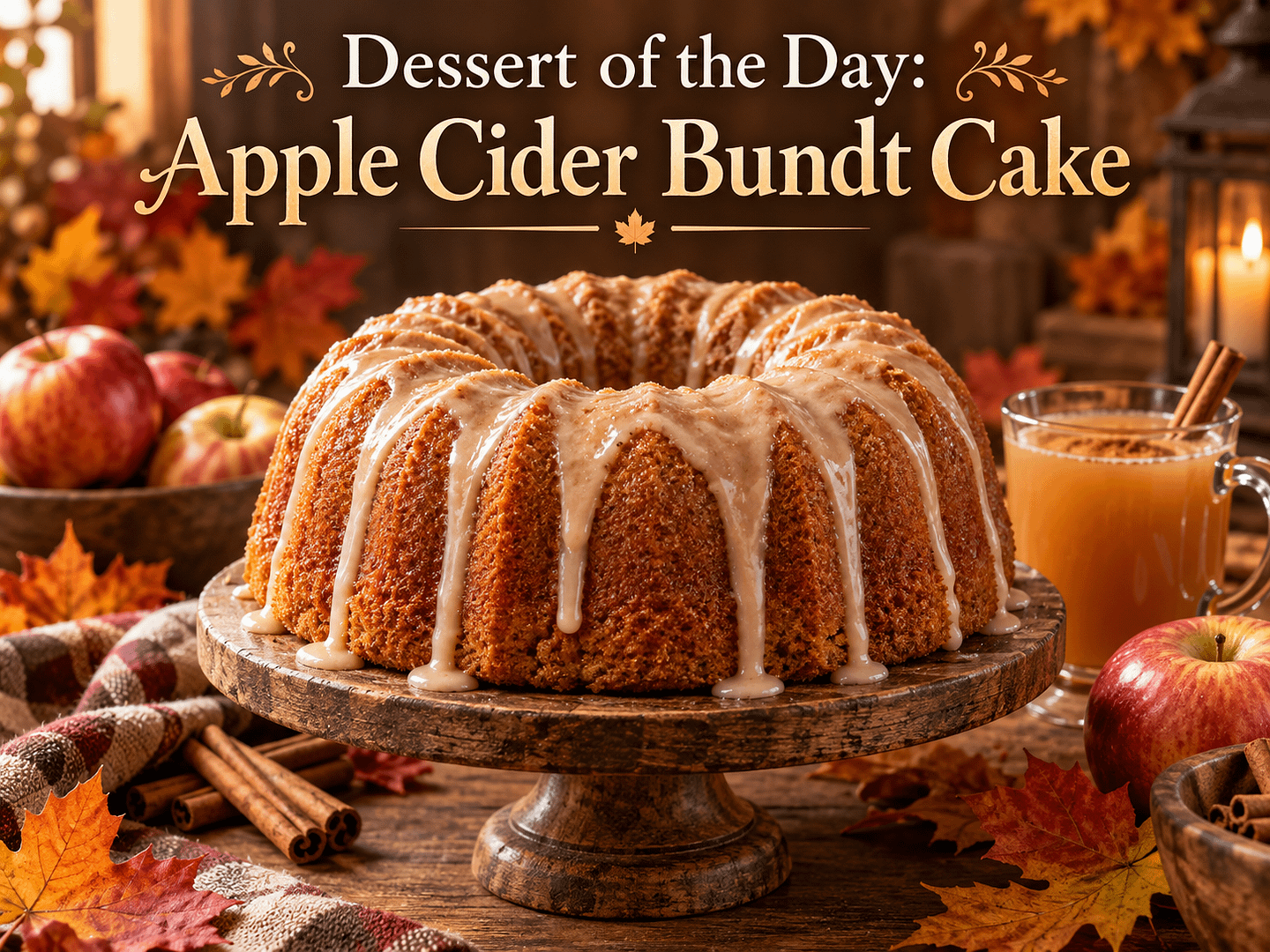 Dessert of the Day: Apple Cider Bundt Cake