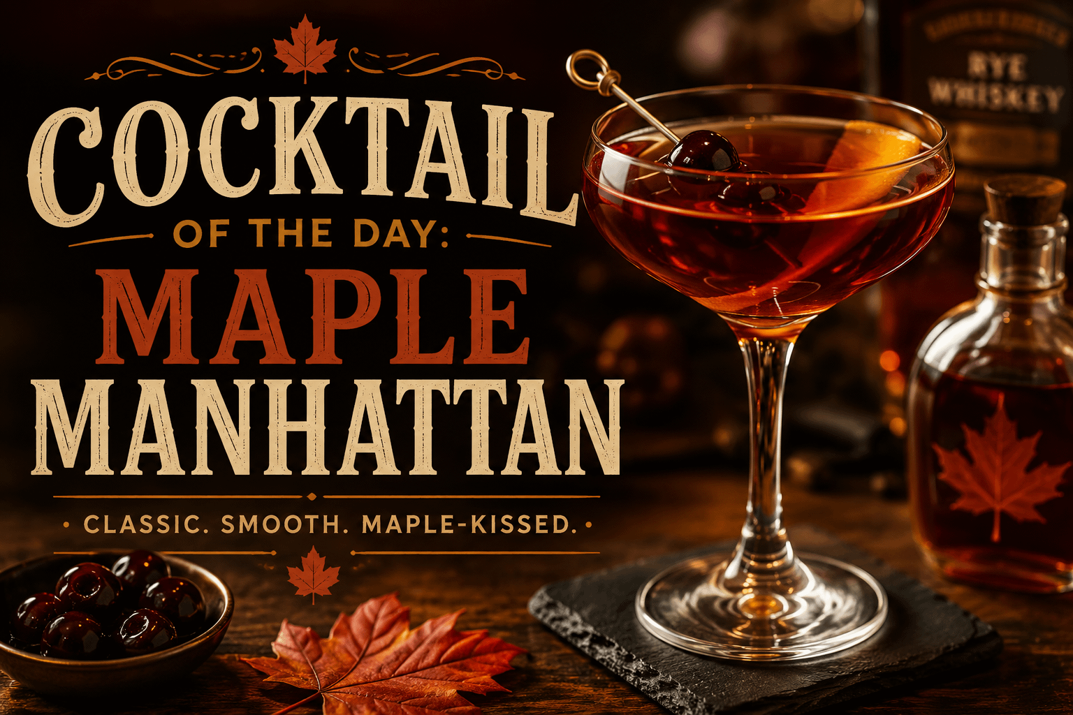 Cocktail of the Day: Maple Manhattan 1 39132265 796f 4826 889c 41cddf8b4c6c
