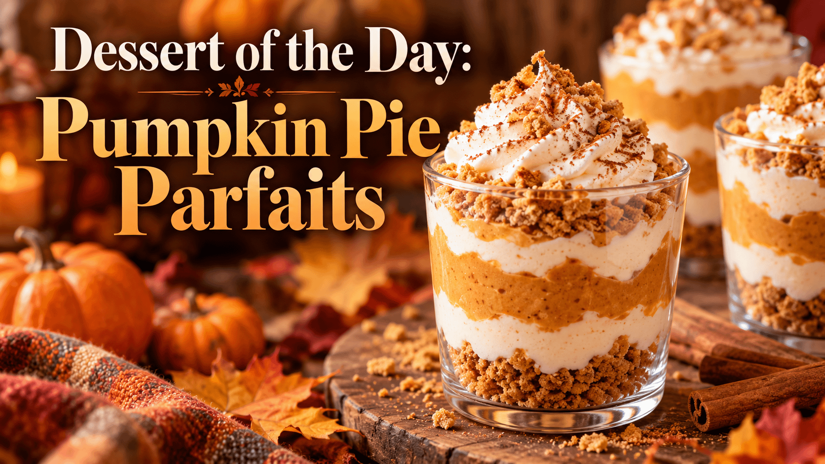 Dessert of the Day: Pumpkin Pie Parfaits