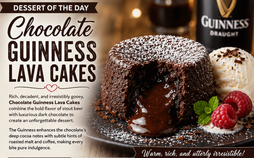 Dessert of the Day: Chocolate Guinness Lava Cakes 1 0652704a 2f81 4f00 aa33 5678a8c762b2