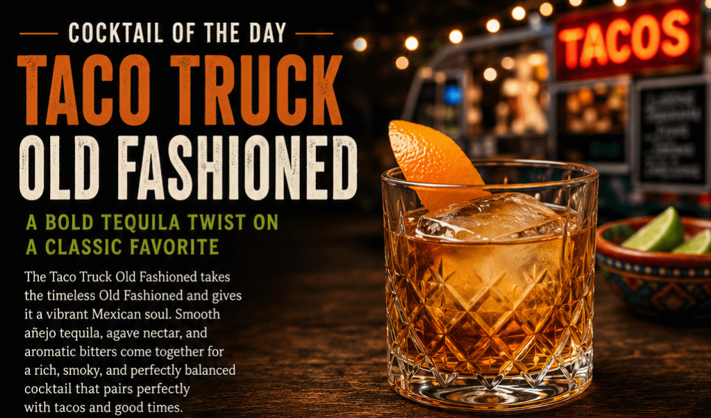 Cocktail of the Day: Taco Truck Old Fashioned 1 874e1eb8 db25 4311 b24b 79e3eb36e170