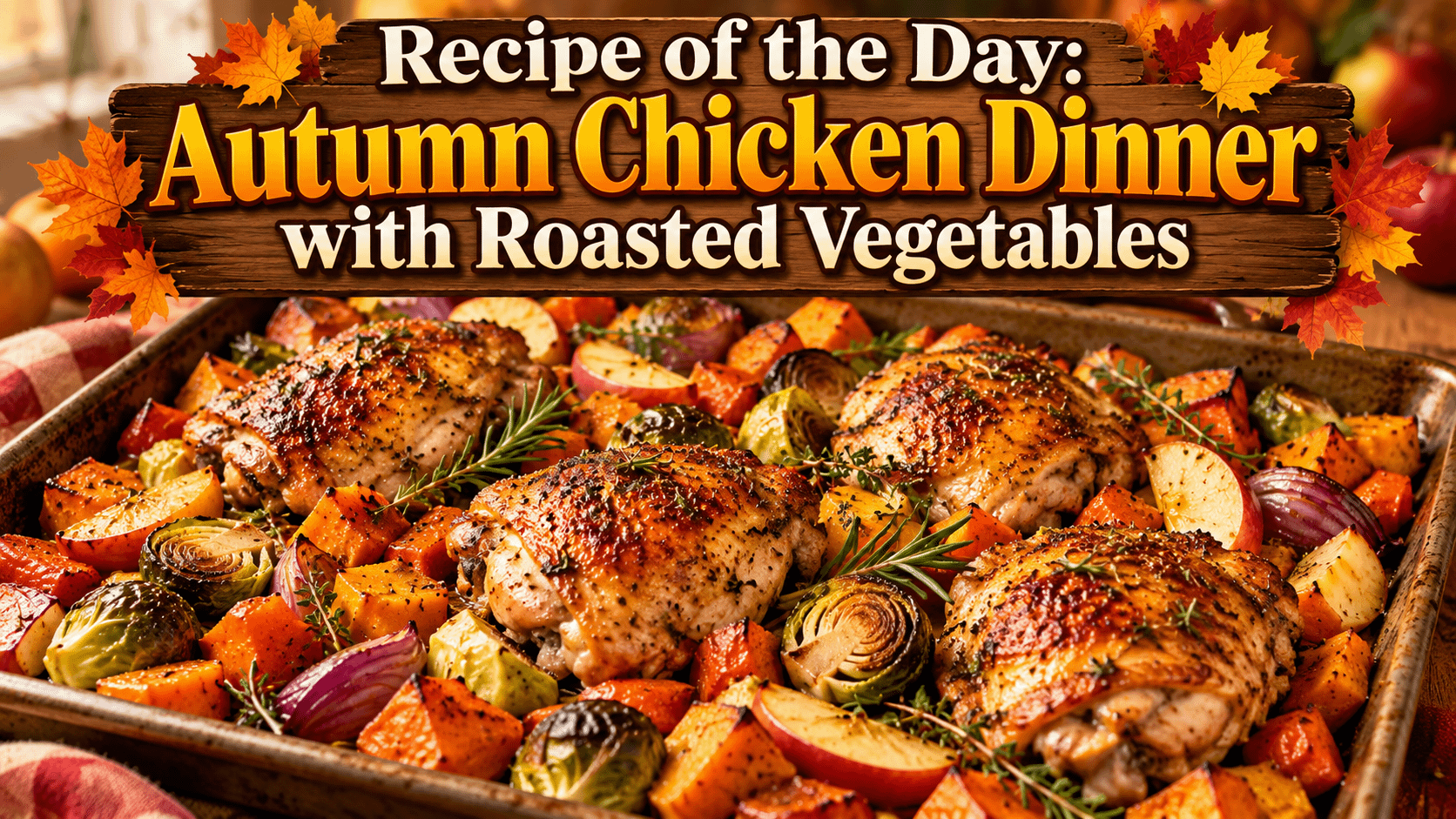 Recipe of the Day: Autumn Chicken Dinner with Roasted Vegetables 1 ef9591f5 5f27 4379 9af2 5013f1fc0d87