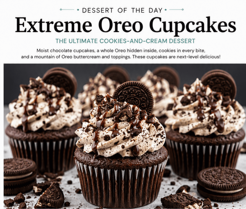 Dessert of the Day: Extreme Oreo Cupcakes 1 48650822 f40b 4659 abc3 15f0643b3f66