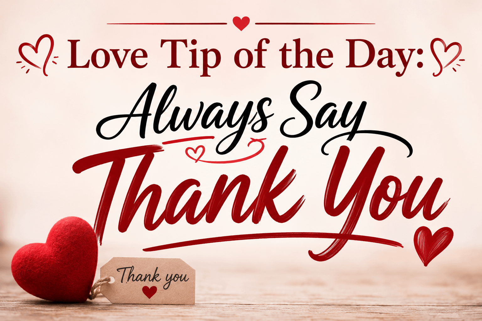 Love Tip of the Day: Always Say Thank You 1 f5c6c4c0 836e 4629 becb bb1817d30f88