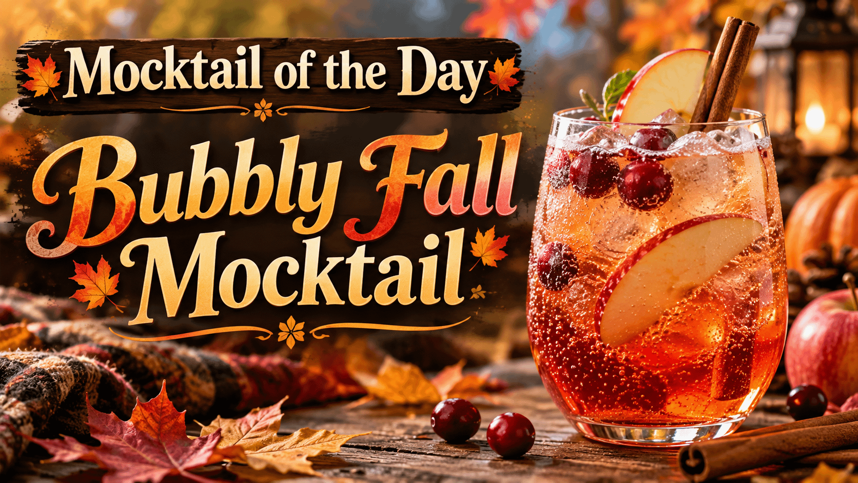 Mocktail of the Day: Bubbly Fall Mocktail 1 f3fc234d d2be 4b40 85b7 dc625afa5ec9