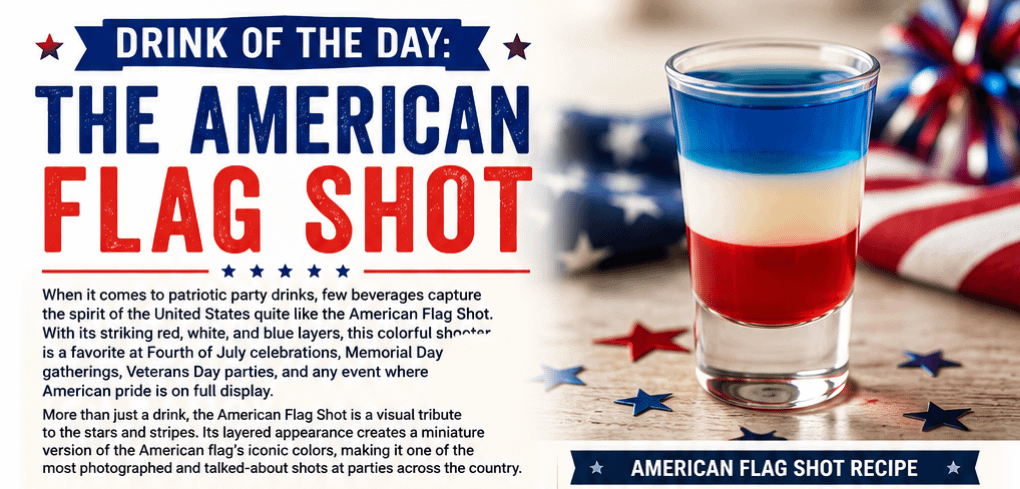 Drink of the Day: The American Flag Shot 1 0815fe6a 154e 4a95 8074 2400d61d9d05