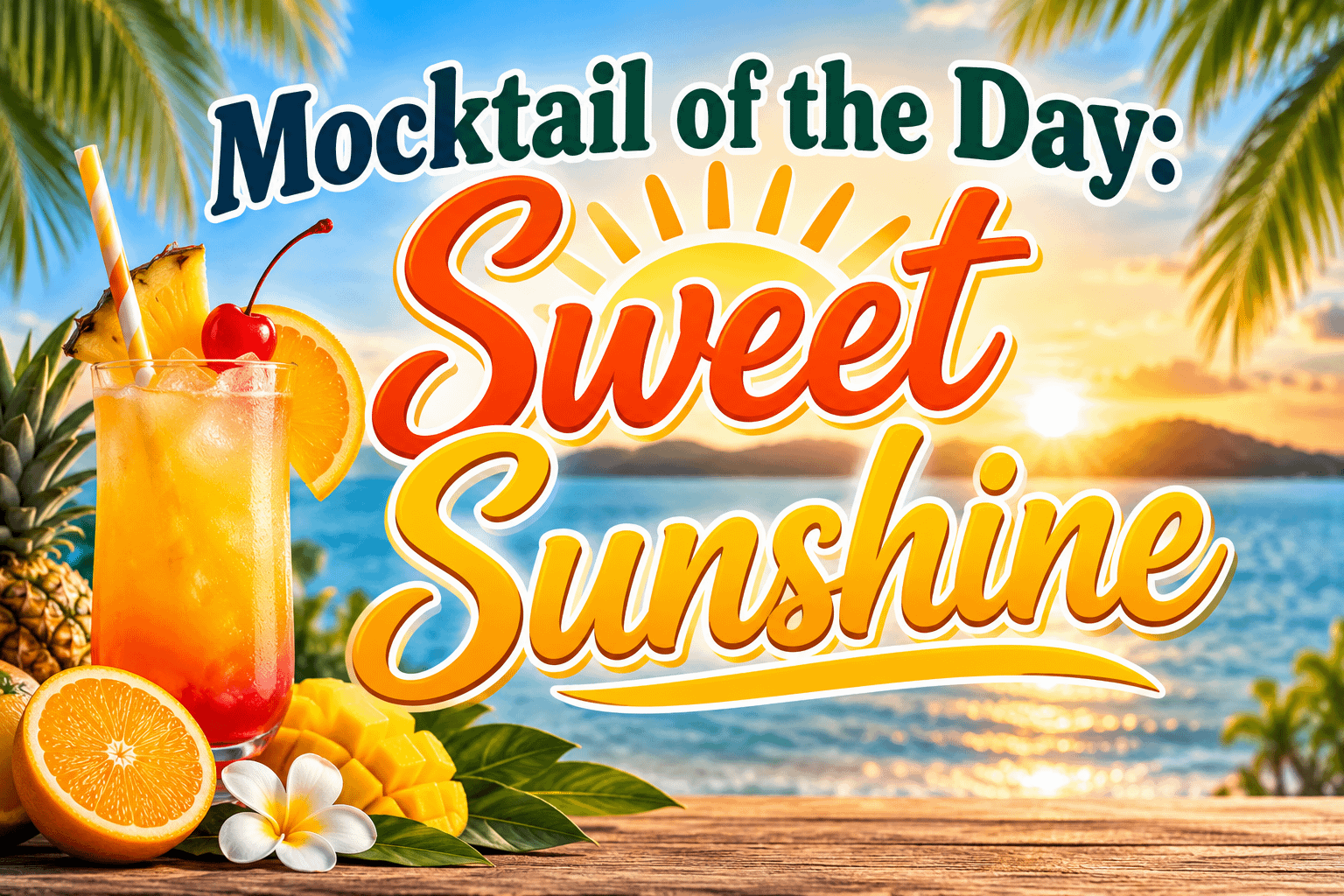 Mocktail of the Day: Sweet Sunshine