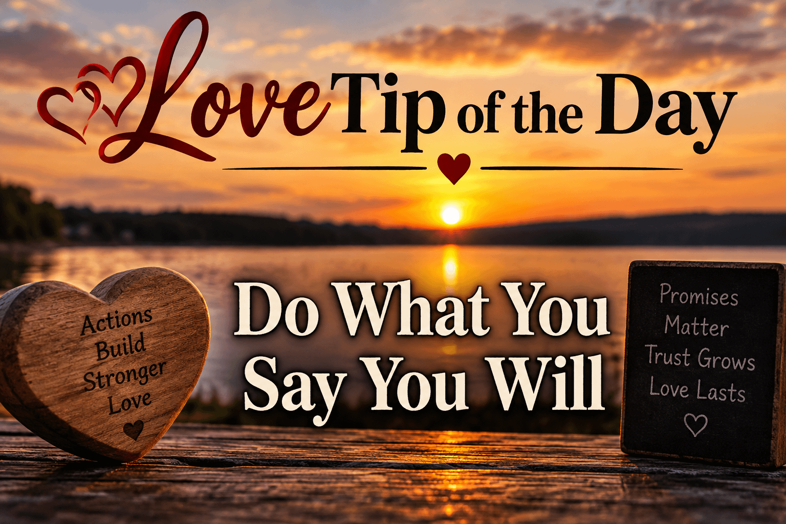 Love Tip of the Day: Do What You Say You Will 1 af87e6f4 5de6 4cb9 bc24 16e3200d72b4