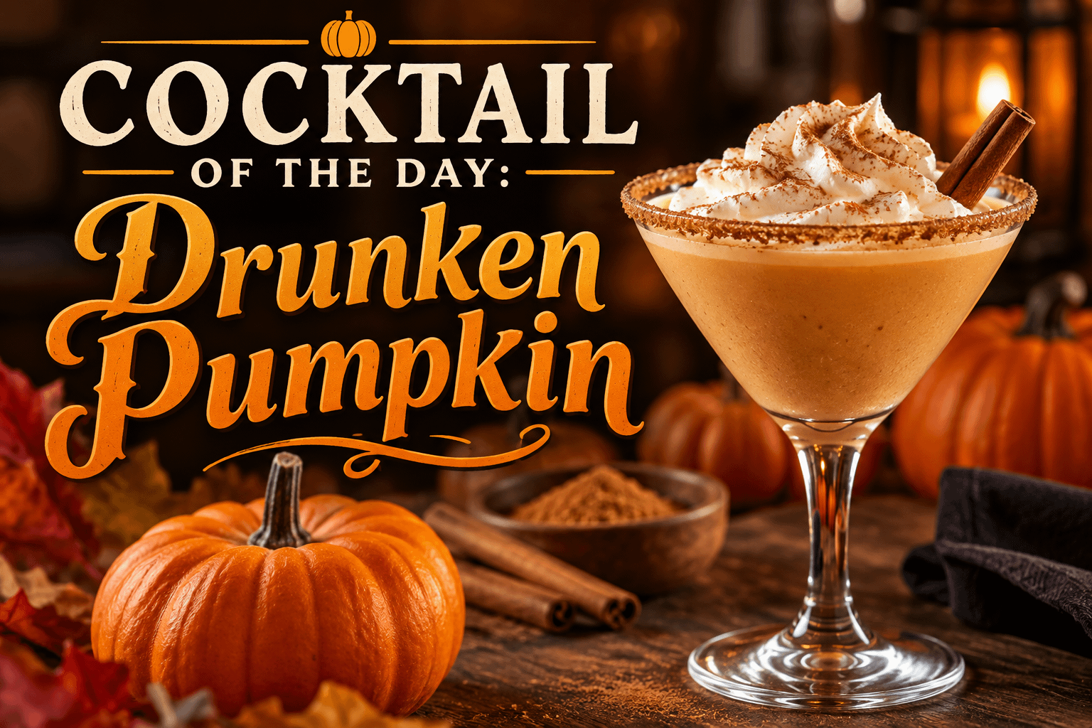 Cocktail of the Day: Drunken Pumpkin 3 Cocktail of the Day: Drunken Pumpkin