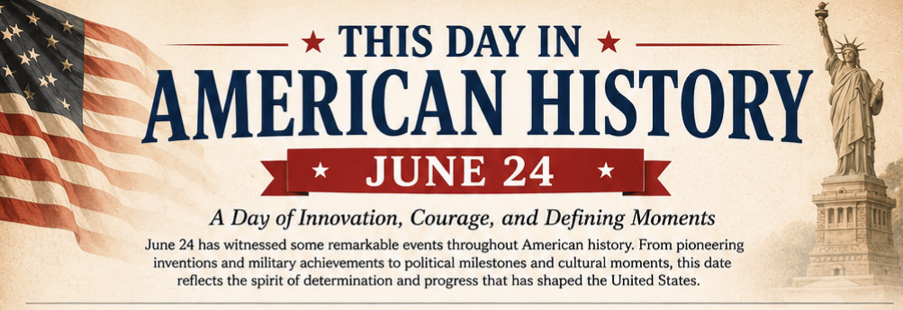This Day in American History – June 24 1 5ef93414 0dc3 4cb8 80e0 736d06e27827
