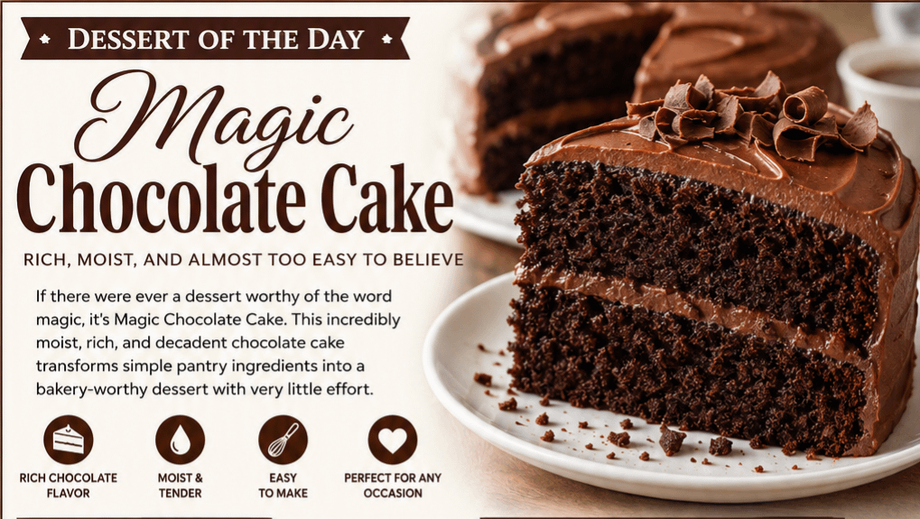Dessert of the Day: Magic Chocolate Cake 1 603755e7 5ccf 4ed0 97d4 883972617adb