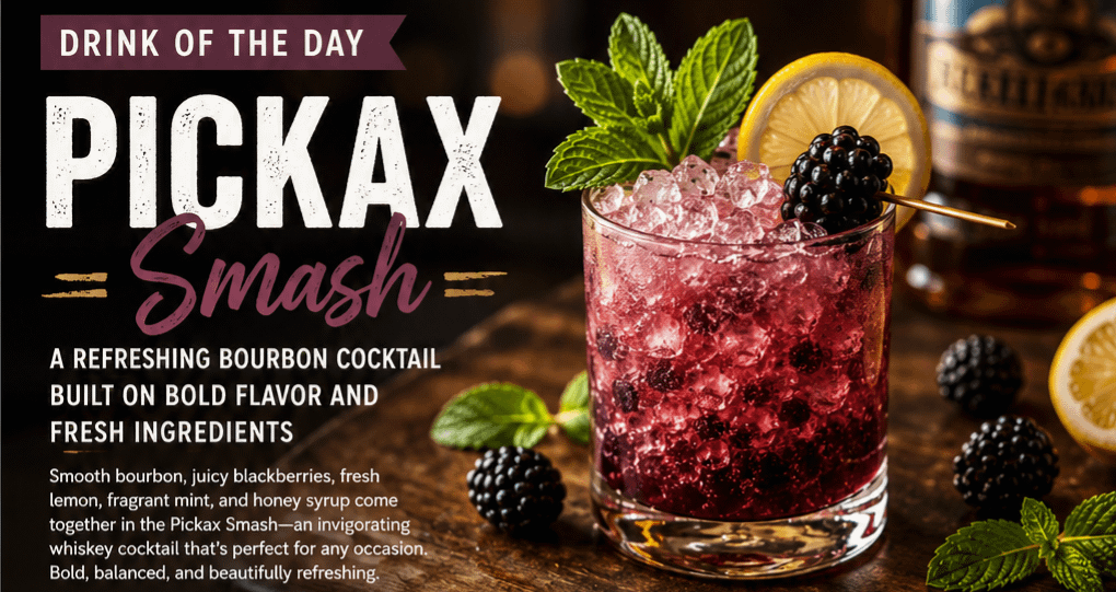 Drink of the Day: Pickax Smash 3 Drink of the Day: Pickax Smash