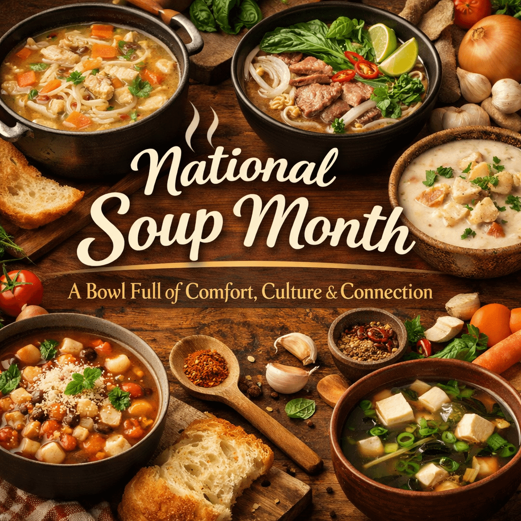 🥣 National Soup Month: A Bowl Full of Comfort, Culture, and Connection 1 27e5352e a933 48b0 9100 24d0b8c1c418