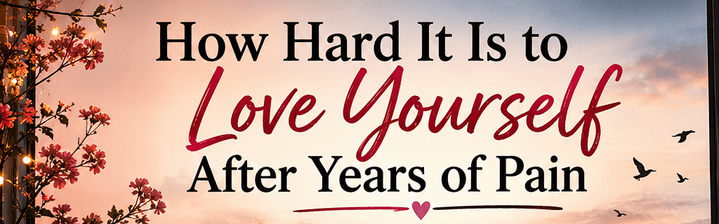 How Hard It Is to Love Yourself After Years of Pain 6 How Hard It Is to Love Yourself After Years of Pain