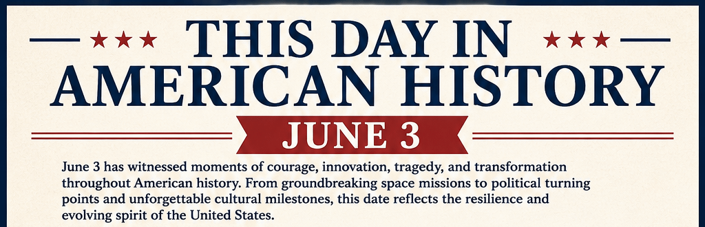 This Day in American History – June 3