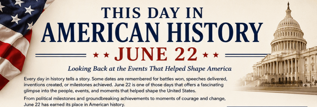 This Day in American History – June 22 6 This Day in American History – June 22