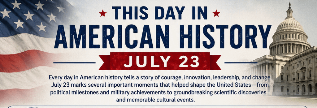 This Day in American History – July 23