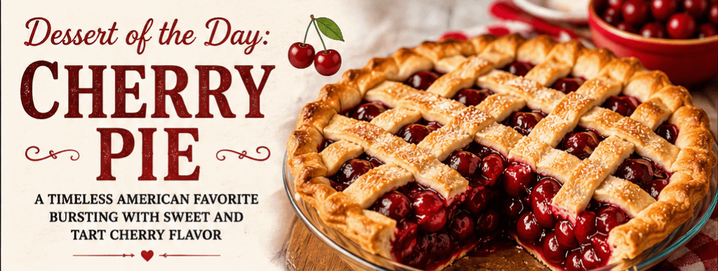 Dessert of the Day: Classic Cherry Pie 1 168f2535 f8db 4050 8bcf 3bca5a29ed91