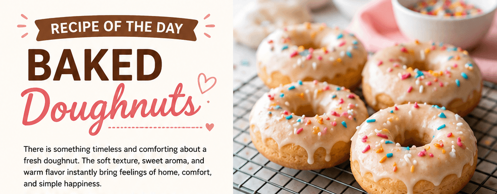Recipe of the Day: Baked Doughnuts 1 Recipe of the Day: Baked Doughnuts