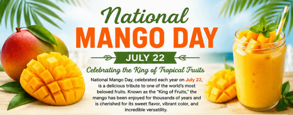 National Mango Day: Celebrating the King of Tropical Fruits 1 0ab425c3 523b 4f85 8d9b 3b2d5f4d8c30