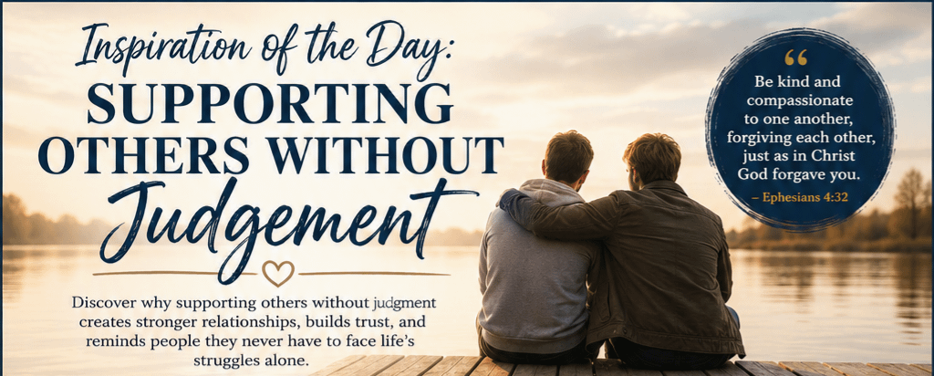 Inspiration of the Day: Supporting Others Without Judgment 1 8f864964 75ab 4a9c 9fd5 a608e0e907bc