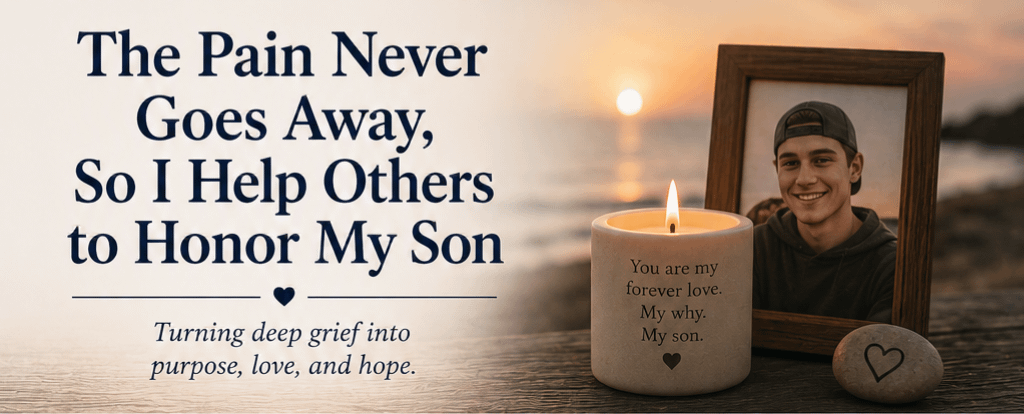 The Pain Never Goes Away, So I Help Others To Honor My Son 3 The Pain Never Goes Away, So I Help Others To Honor My Son