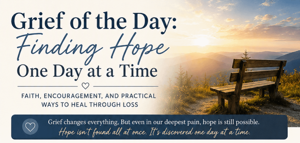 Grief of the Day: Finding Hope One Day at a Time 1 1a32a4dc fe7f 4360 ae4c f93ef9637b29