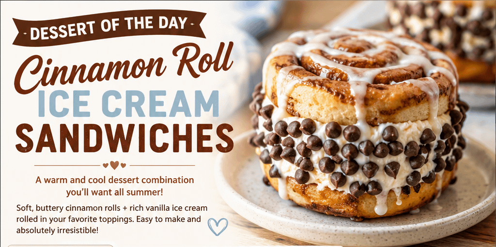 Dessert of the Day: Cinnamon Roll Ice Cream Sandwiches 3 Dessert of the Day: Cinnamon Roll Ice Cream Sandwiches