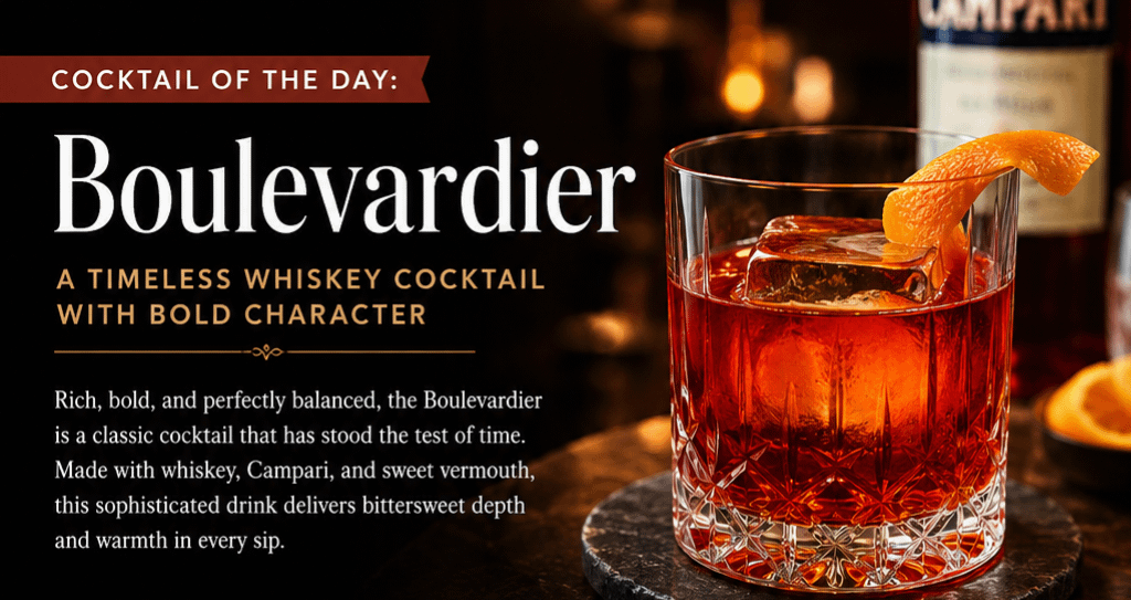 Cocktail of the Day: Boulevardier 10 Cocktail of the Day: Boulevardier