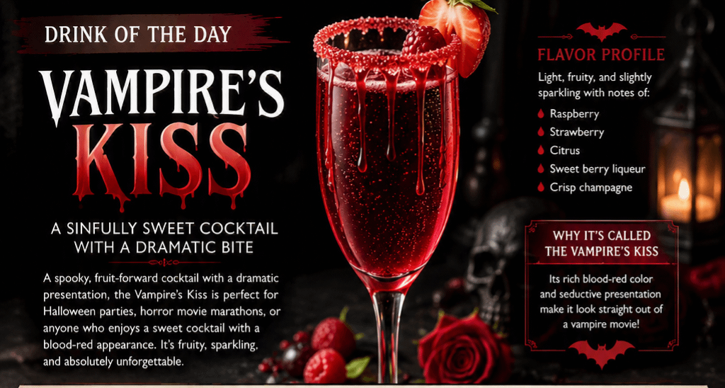 Drink of the Day: Vampire's Kiss 1 Drink of the Day: Vampire’s Kiss