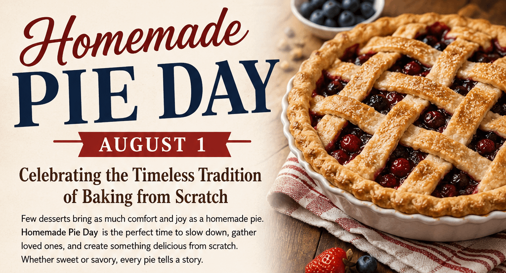 Homemade Pie Day: Celebrating the Timeless Tradition of Baking from Scratch