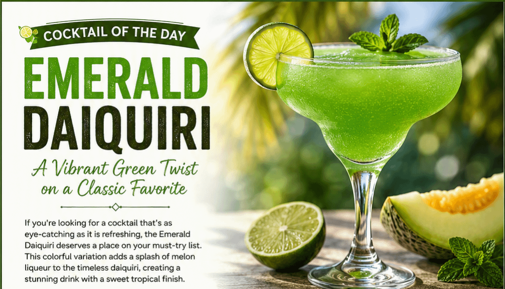 Cocktail of the Day: Emerald Daiquiri