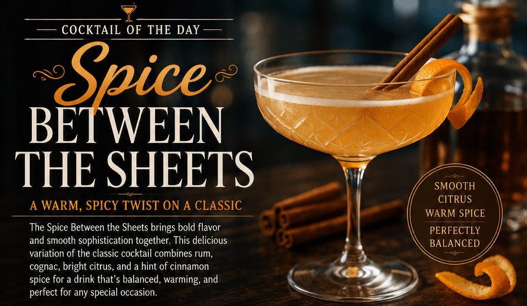 Cocktail of the Day: Spice Between the Sheets 10 Cocktail of the Day: Spice Between the Sheets