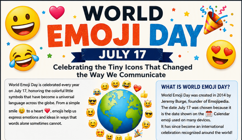 World Emoji Day: Celebrating the Tiny Icons That Changed the Way We Communicate 1 427079a8 7cd5 4809 8bc1 92b543995feb