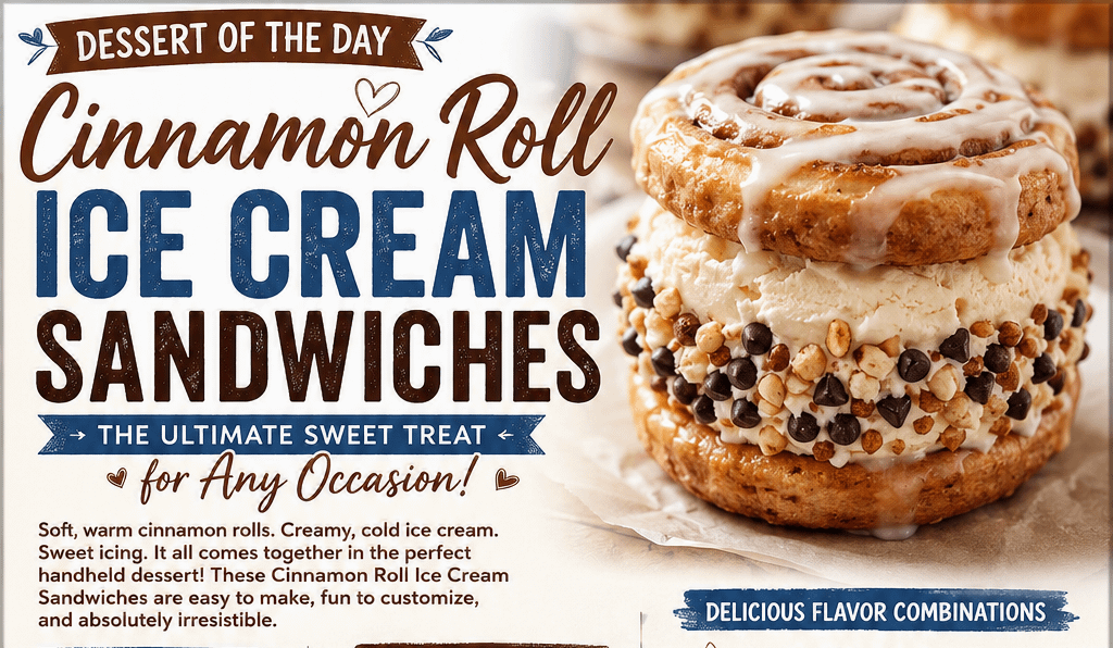 Dessert of the Day: Cinnamon Roll Ice Cream Sandwiches 1 4a473485 2a40 4b84 94c3 40d9ecce48cd