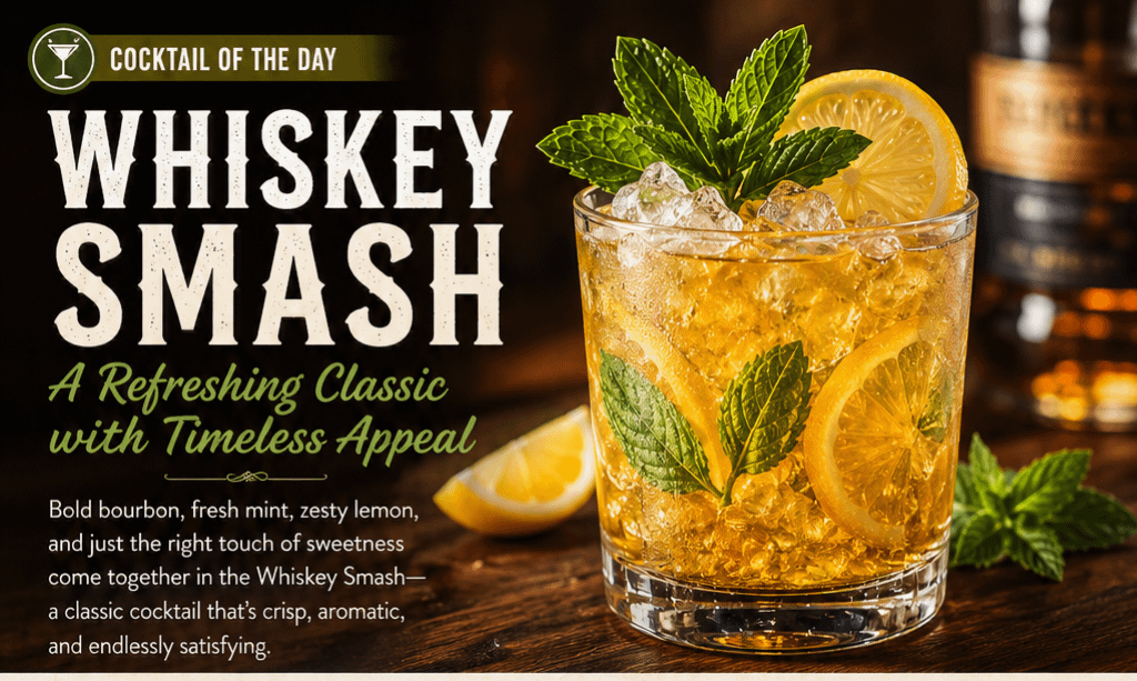 Cocktail of the Day: Whiskey Smash 1 e421897e cb1a 4a9c af2a 240298e4710d