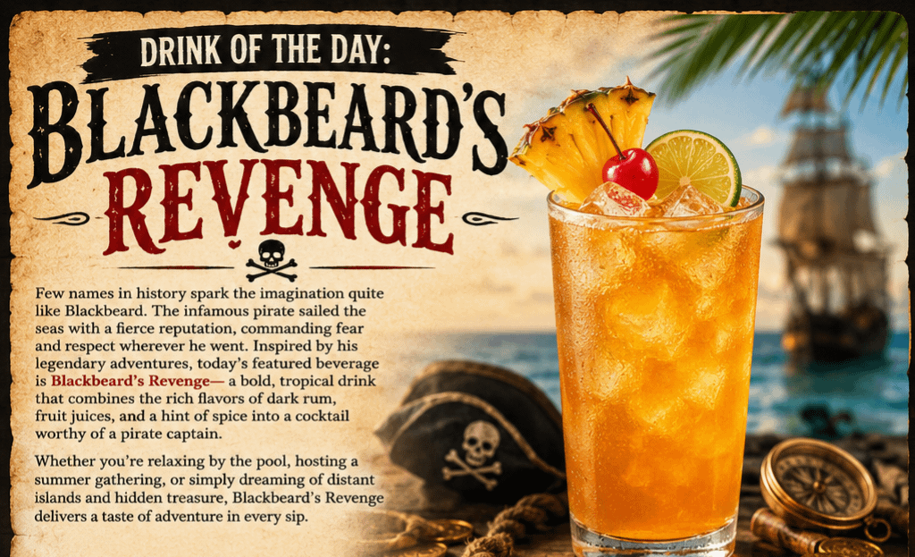 Drink of the Day: Blackbeard’s Revenge 5 Drink of the Day: Blackbeard’s Revenge