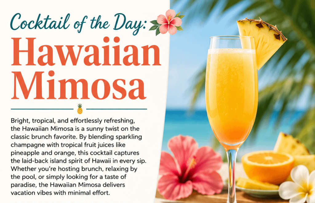 Cocktail of the Day: Hawaiian Mimosa 1 96e5c912 175a 46b8 8d2f c84c7a84bca9