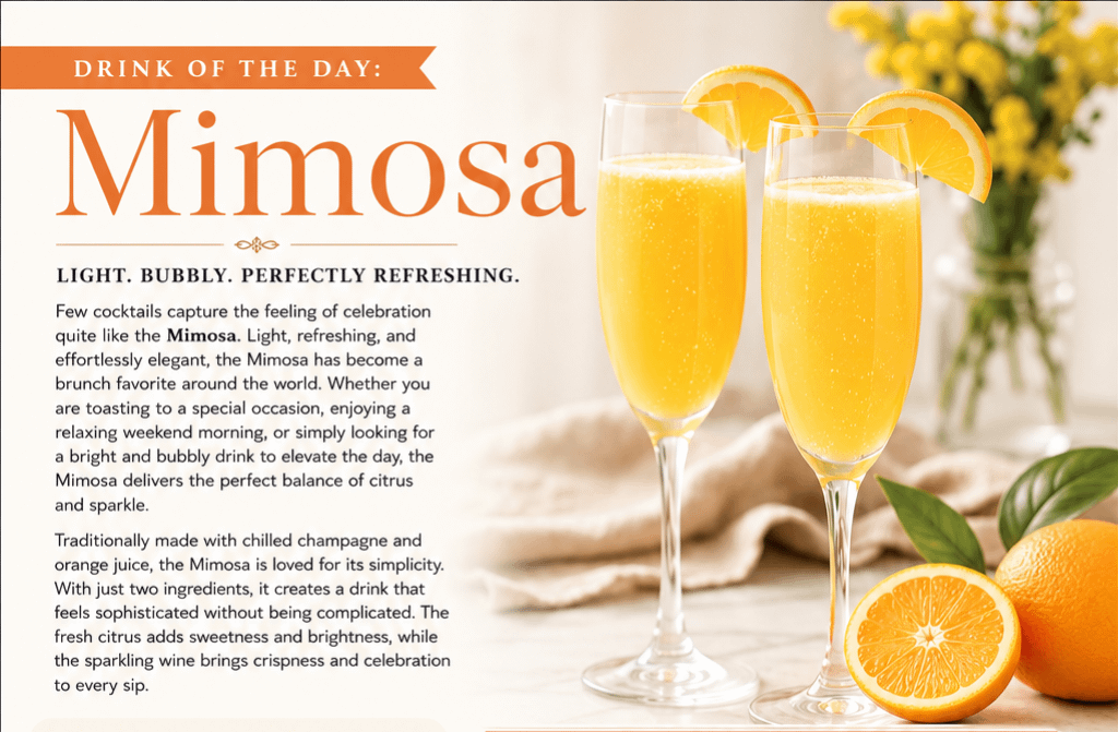Drink of the Day: Mimosa 1 ea9bd027 bd63 44db b237 c7fbd5421139