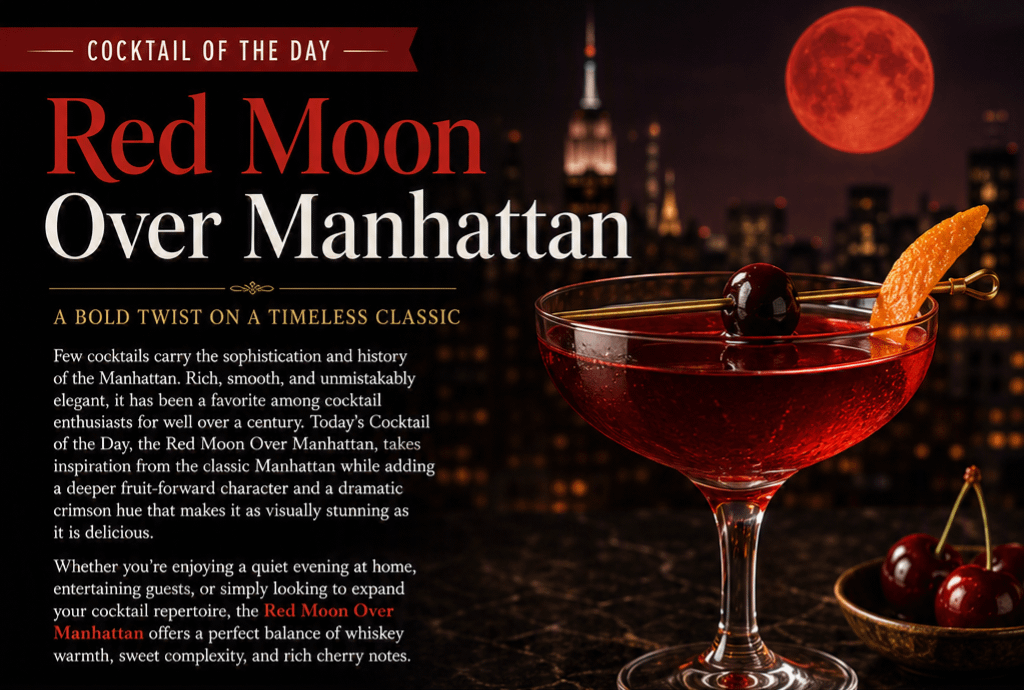 Cocktail of the Day: Red Moon Over Manhattan 1 061a4c0a c422 4c3e 8c33 5350dfaeb645