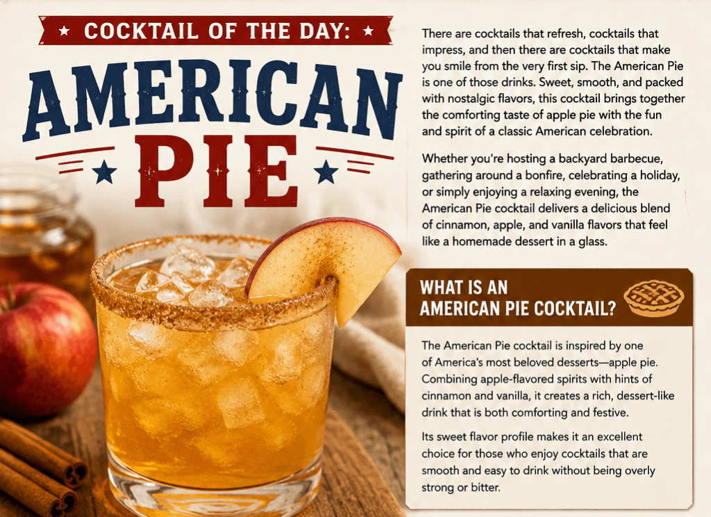 Cocktail of the Day: American Pie 8 Cocktail of the Day: American Pie