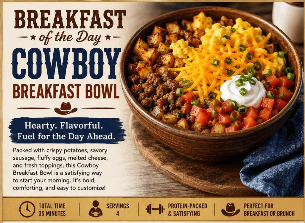 Breakfast of the Day: Cowboy Breakfast Bowl 1 8faba7d0 ba9e 434f 880d 7c4c7d50b330