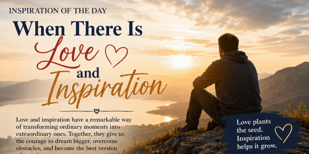 Inspiration of the Day: When There Is Love and Inspiration 1 fba9d627 3d1b 458a a2e7 a1e4e111bfaf