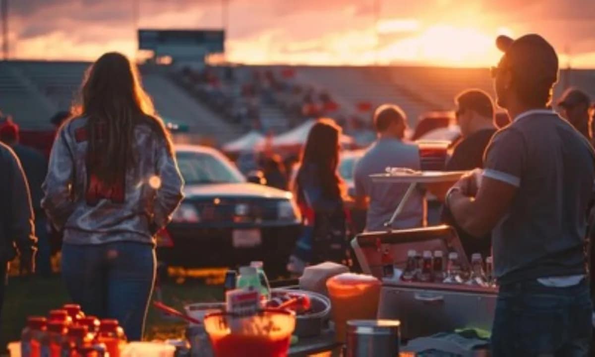 National Tailgating Day: A Celebration of Food, Fun, and Football Spirit 1 tailegate party sunset
